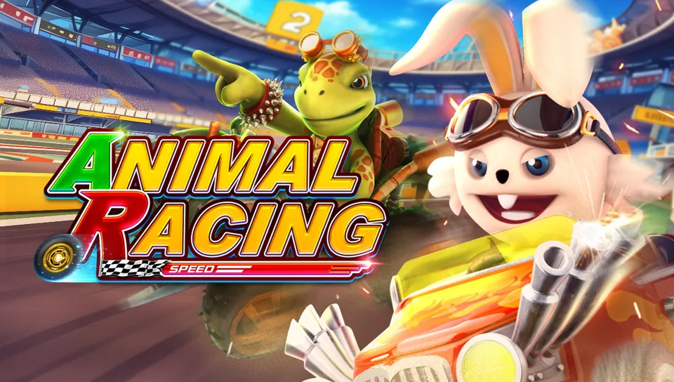 Animal Racing slot ၏ တရားဝင် key art၊ FA CHAI