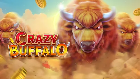 Crazy Buffalo slot key art