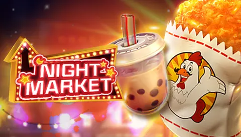 Night Market slot key art