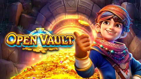 Open Vault slot key art