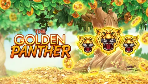 The Golden Panther slot key art