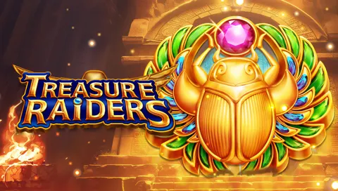 Treasure Raiders slot key art