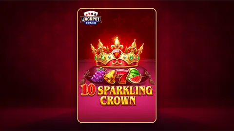 10 Sparkling Crown slot key art