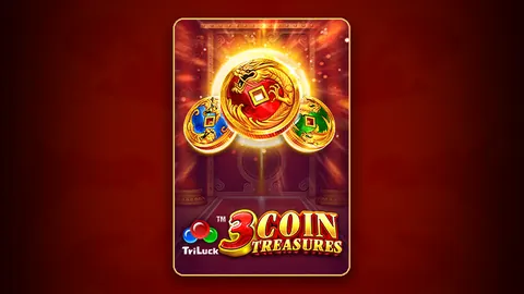 3 Coin Treasures slot key art