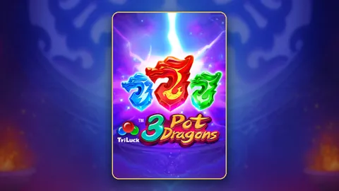 3 Pot Dragons slot key art