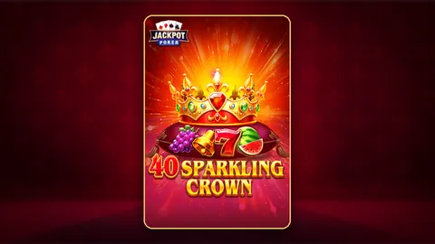40 Sparkling Crown slot key art