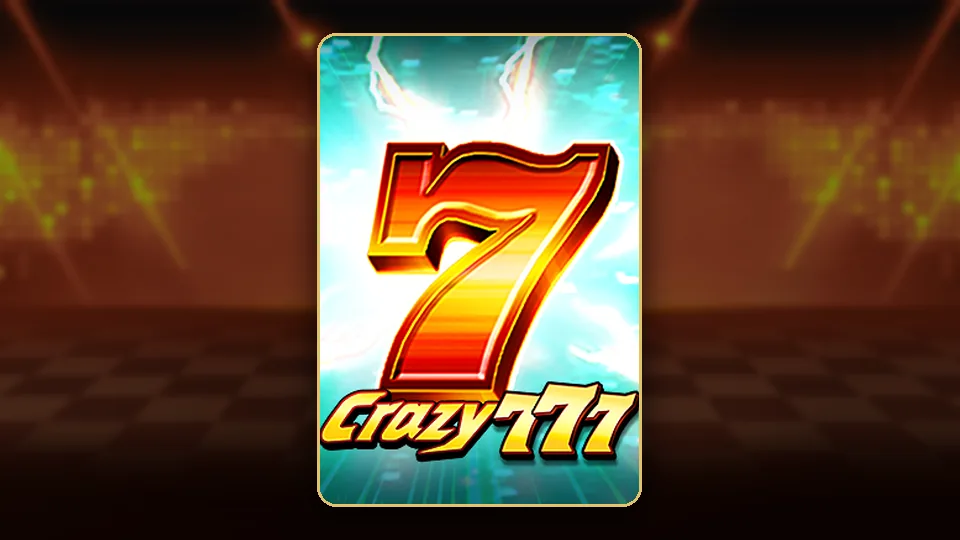 Crazy 777 ဂိမ်းပုံ၊ အနီရောင် 7 symbol များပါ classic slot reel