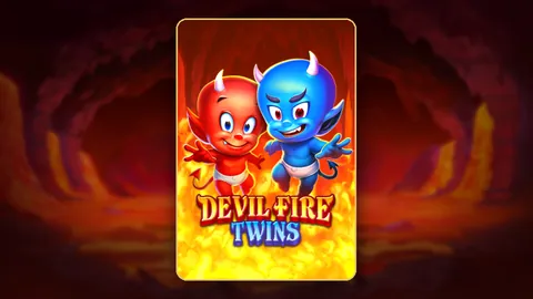 Devil Fire Twins slot key art