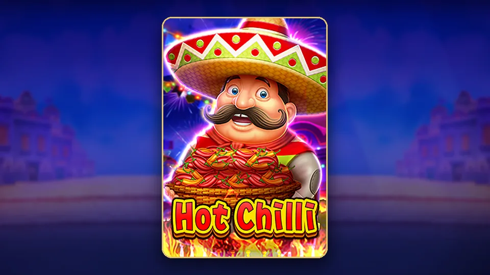 JILI ၏ Hot Chilli slot game ငရုတ်သီး theme key art ပုံ