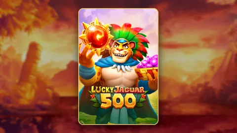 Lucky Jaguar 500 slot key art