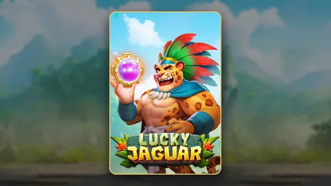 Lucky Jaguar slot key art