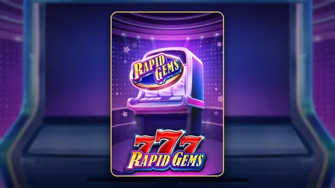 Rapid Gems 777 slot key art