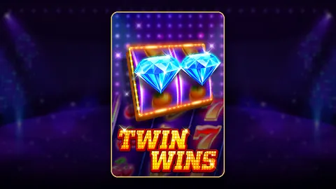 Twin Wins slot key art